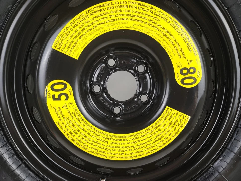 Spare Tire 18" Fits: 2009-2017 Audi Q5 OEM Genuine 195 / 75 - 18