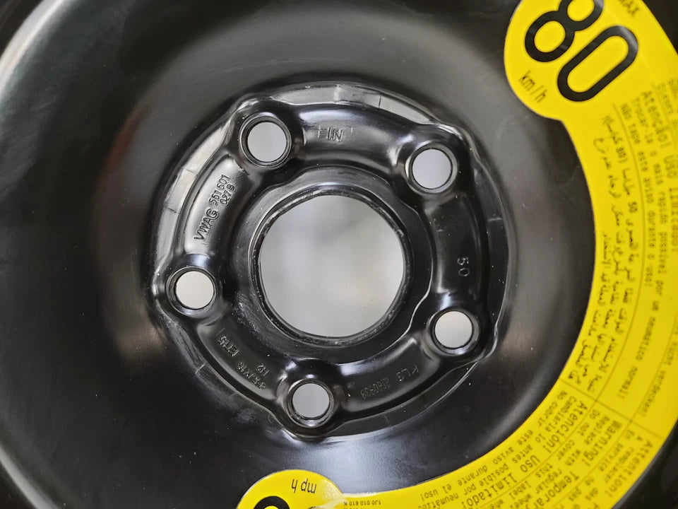 Spare Tire W/Jack Kit 16" Fits 2012-2023 Volkswagen Jetta Genuine Donut