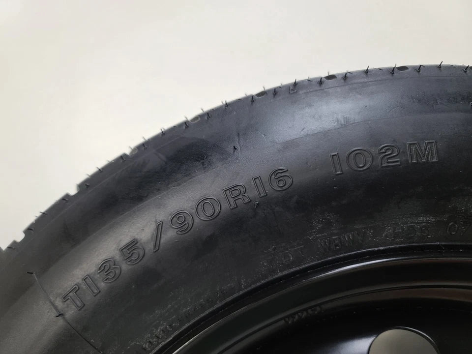 Spare Tire W/Jack Kit 16" Fits 2012-2023 Volkswagen Jetta Genuine Donut