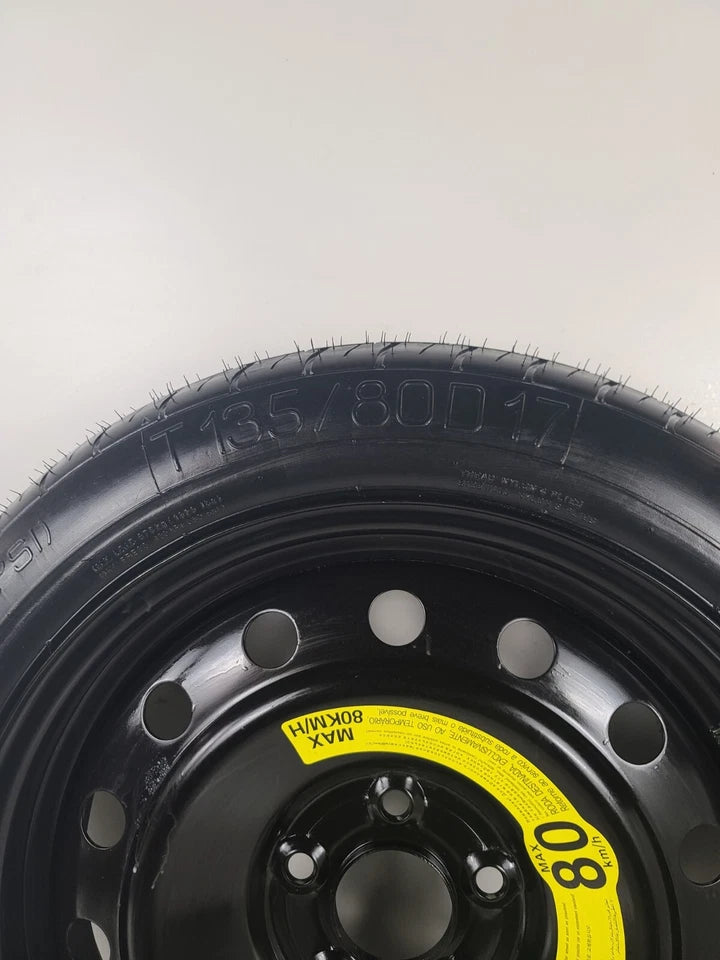 Spare Tire 17" W/Jack Kit Fits 2011-2018 Kia Optima Compact Donut.