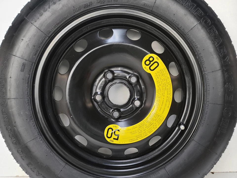 Spare Tire W/Jack Kit 16" Fits 2012-2023 Volkswagen Jetta Genuine Donut