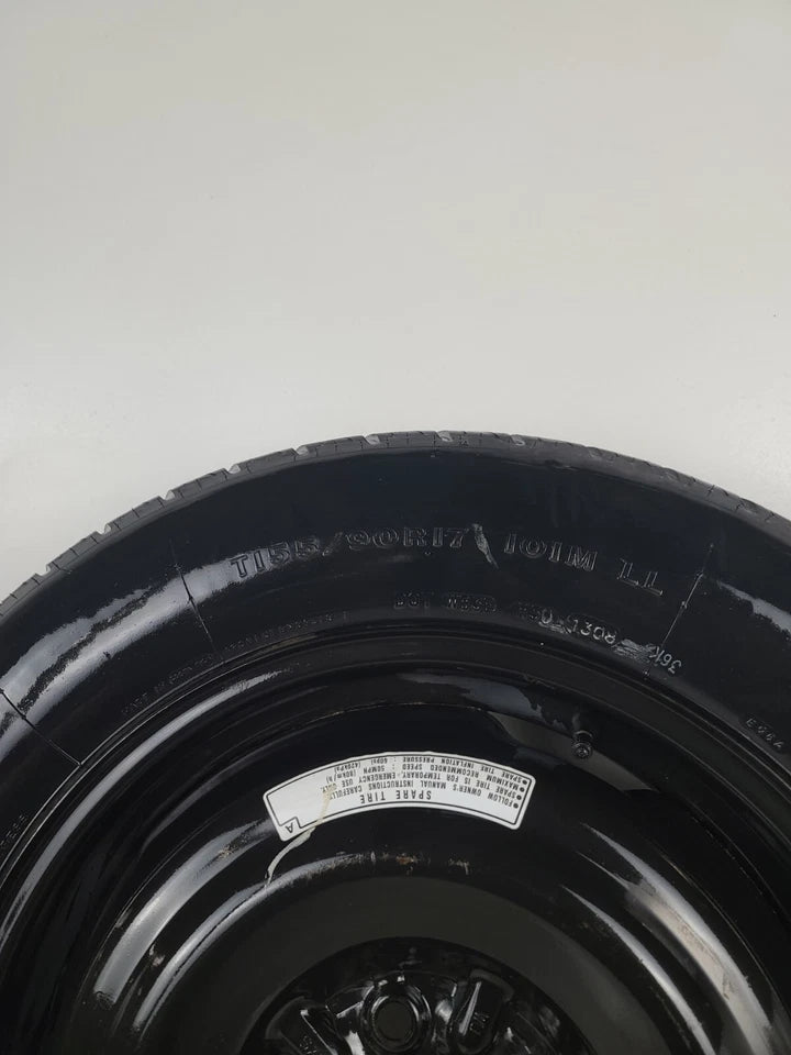 2007 - 2011 HONDA CRV EMERGENCY SPARE TIRE COMPACT DONUT WHEEL T155/90R17 OEM.