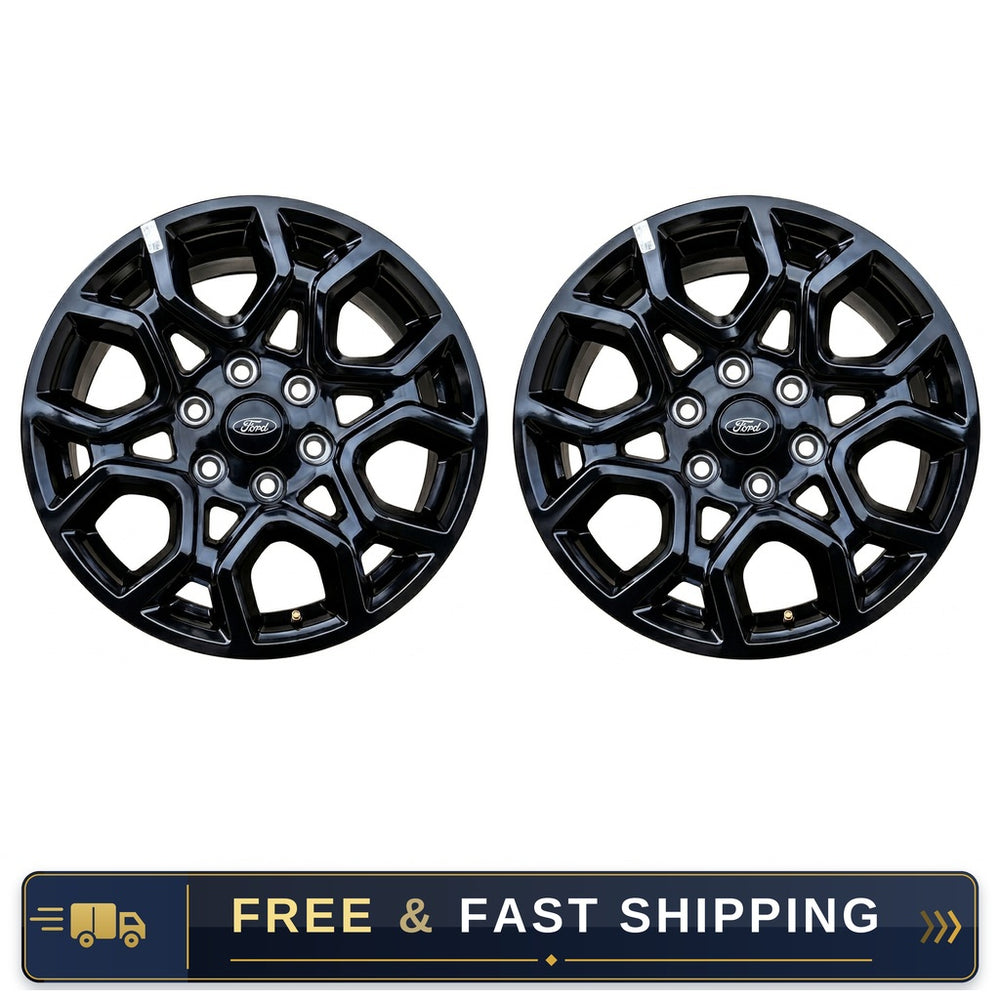 2021-2024 Ford F150 Set Of 2 Wheels Rim 18"X8.5'' Factory Black OEM ML34-1007-BA