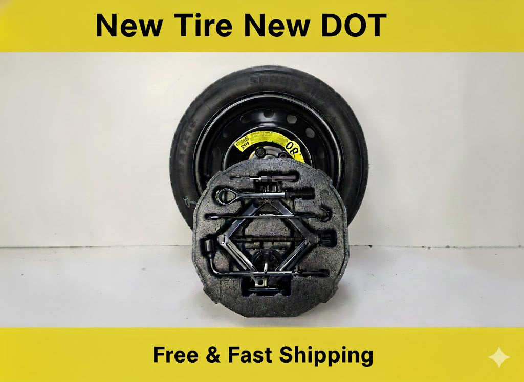 SPARE TIRE W/JACK TOOL KIT 16" FITS 2017-2025 HYUNDAI ELANTRA OEM GENUINE DONUT